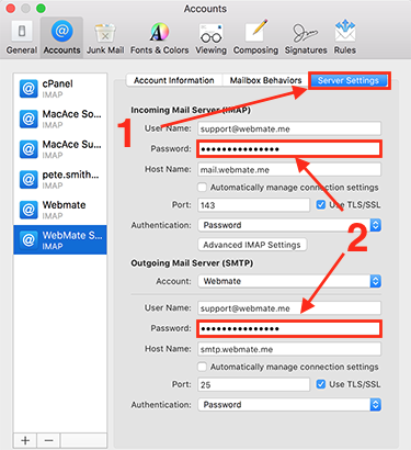 clear apple mail preferences